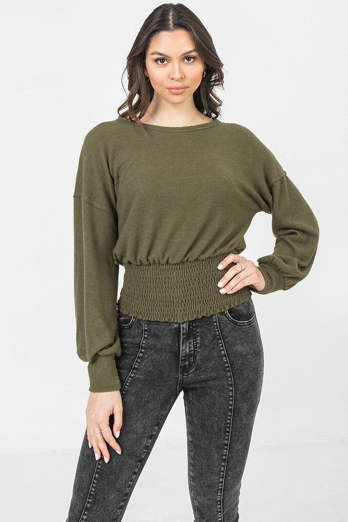 A Knit Top Featuring Wide Neckline - Deals Kiosk