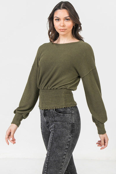 A Knit Top Featuring Wide Neckline - Deals Kiosk