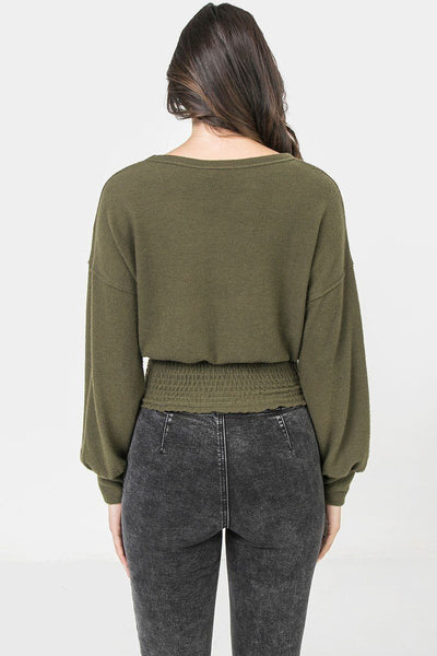 A Knit Top Featuring Wide Neckline - Deals Kiosk