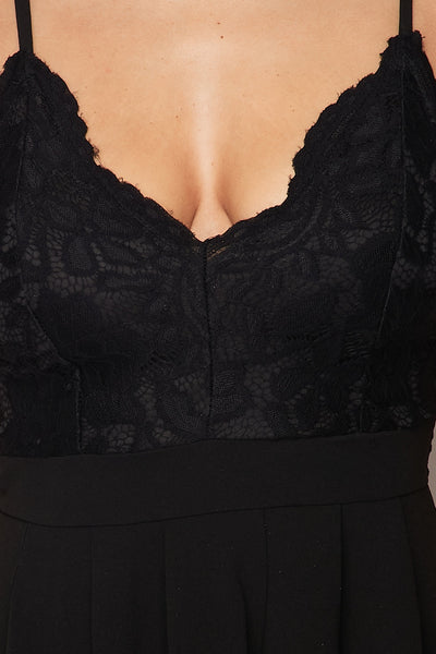 Floral Lace Fit & Flare Dress - Deals Kiosk