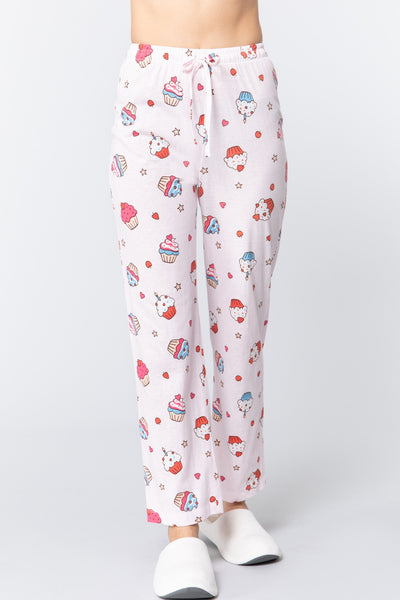 Cupcake Print Cotton Pajama - Deals Kiosk