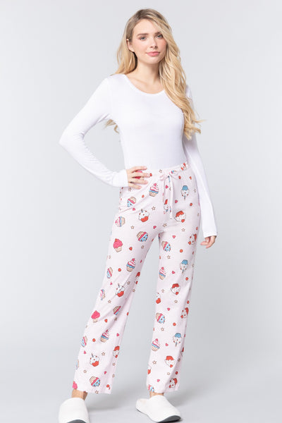 Cupcake Print Cotton Pajama - Deals Kiosk