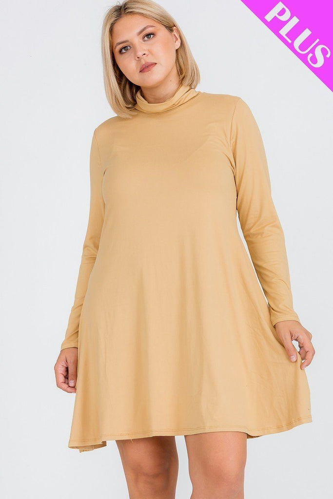 Plus Size Flare Dress - Deals Kiosk