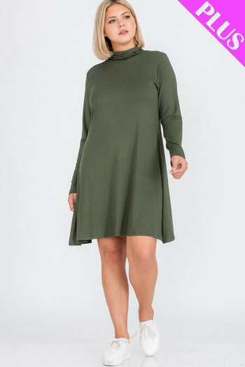 Plus Size Flare Dress - Deals Kiosk