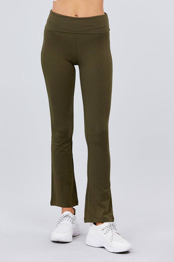 Banded Waist Yoga Pants - Deals Kiosk