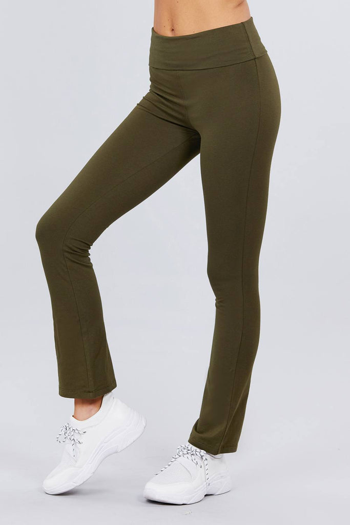 Banded Waist Yoga Pants - Deals Kiosk