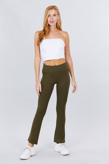 Banded Waist Yoga Pants - Deals Kiosk