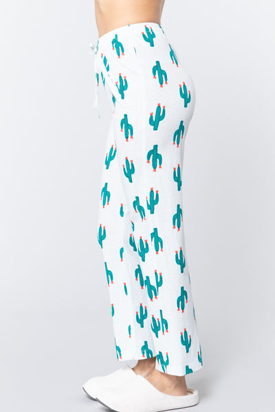 Cactus Print Cotton Pajama - Deals Kiosk