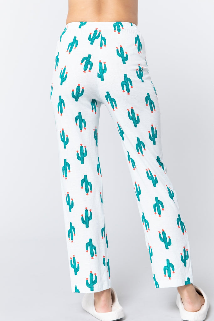 Cactus Print Cotton Pajama - Deals Kiosk