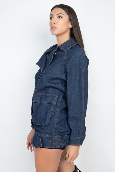 Long Denim Jacket - Deals Kiosk