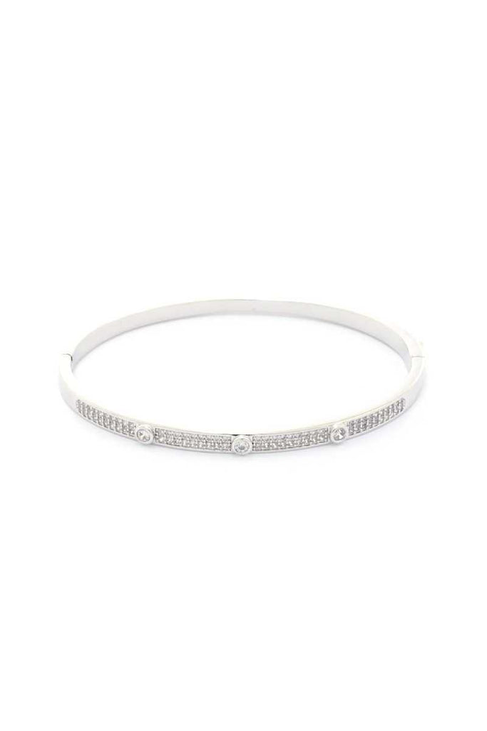 Cubic Zirconia Encrusted Bracelet - Deals Kiosk