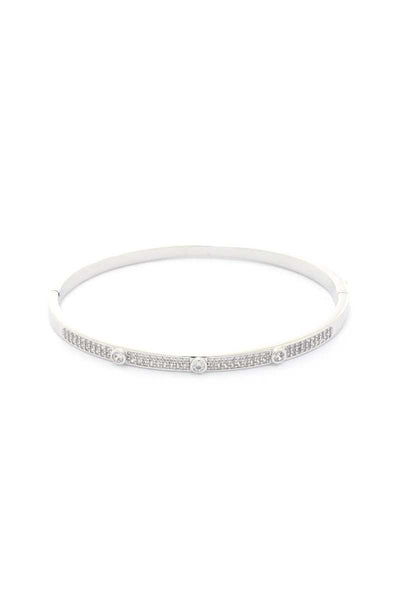 Cubic Zirconia Encrusted Bracelet - Deals Kiosk