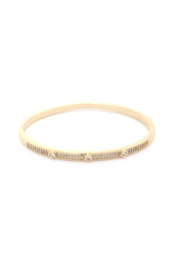 Cubic Zirconia Encrusted Bracelet - Deals Kiosk