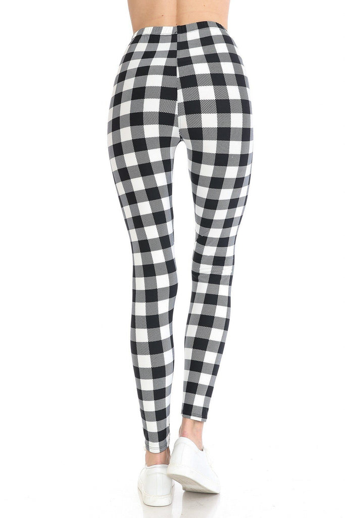 Multi Printed, High Waisted, Leggings With An Elasticized Waist Band - Deals Kiosk