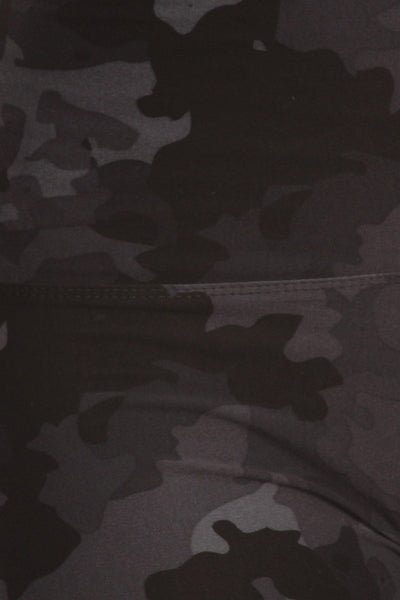 5-inch Long Yoga Style Banded Lined Camouflage Printed Knit Legging With High Waist - Deals Kiosk