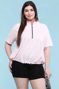 Plus Size French Terry Pullover Sweatshirt - Deals Kiosk