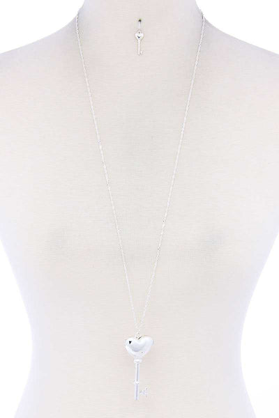 Break Apart Heart Pendant Necklace - Deals Kiosk