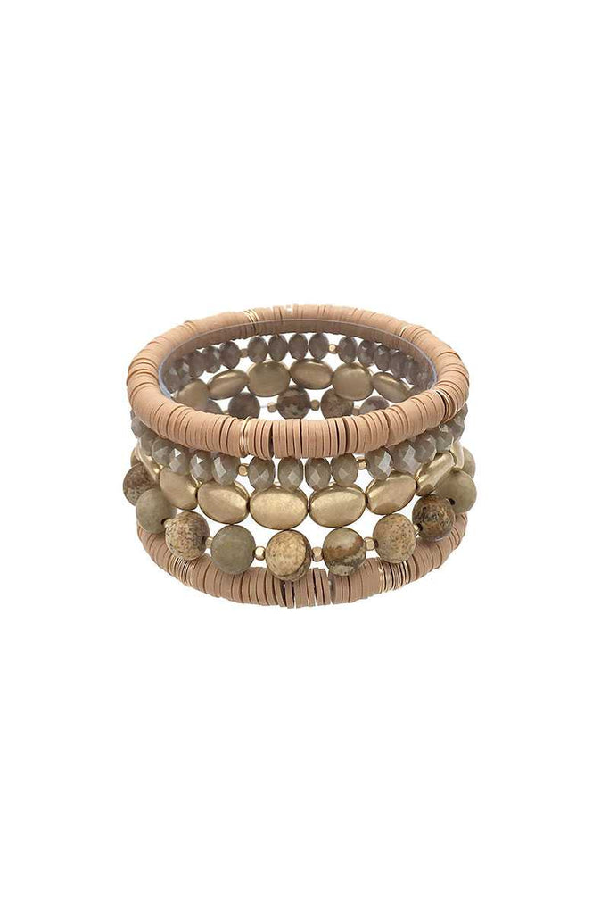 Multi Style Natural Stone Stretch Bracelet - Deals Kiosk