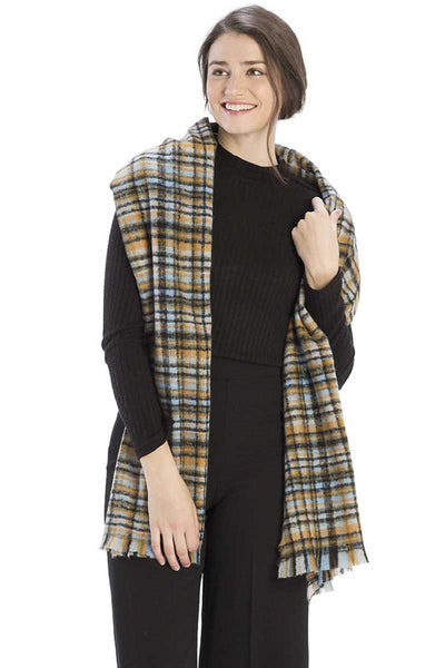 Colored Plaid Checkered Scarf - Deals Kiosk