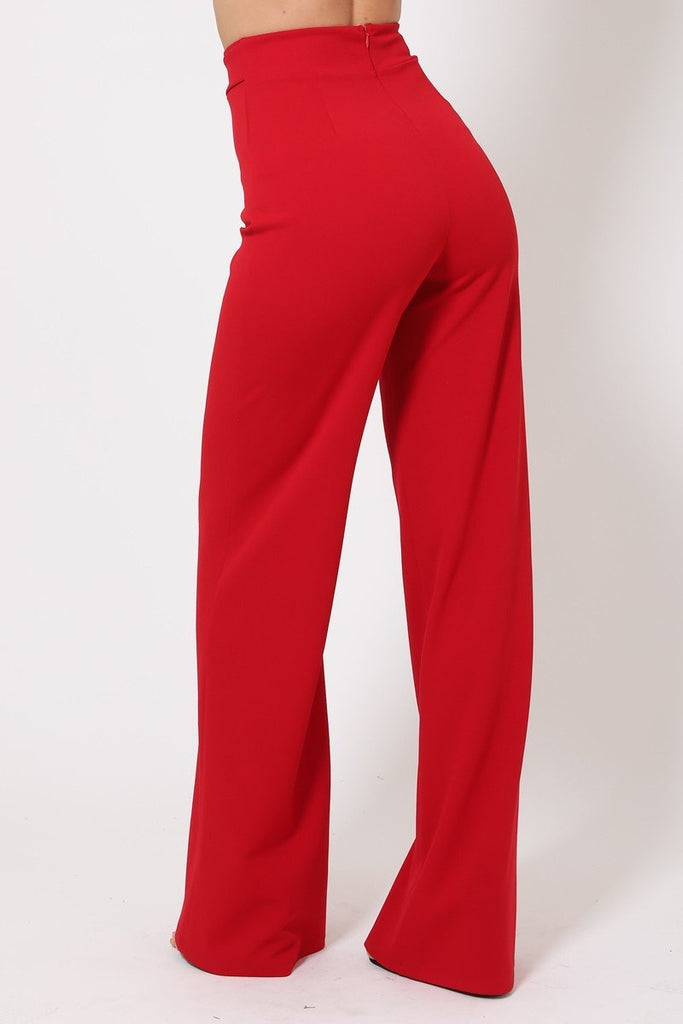 Double Reverse G Buckle Detail Pants - Deals Kiosk