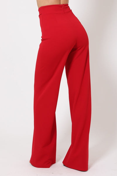 Double Reverse G Buckle Detail Pants - Deals Kiosk