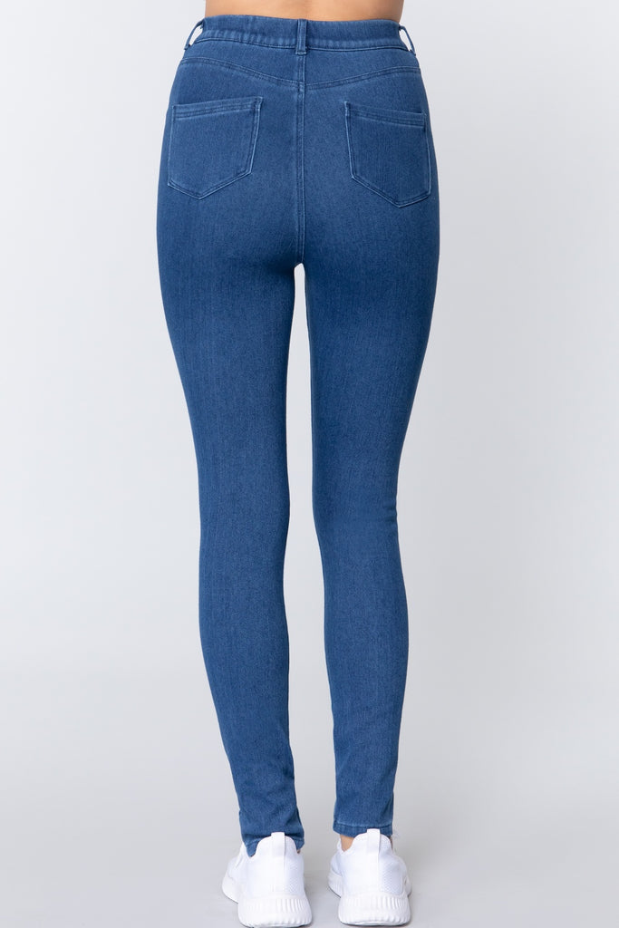 Knit Denim Jeggings - Deals Kiosk