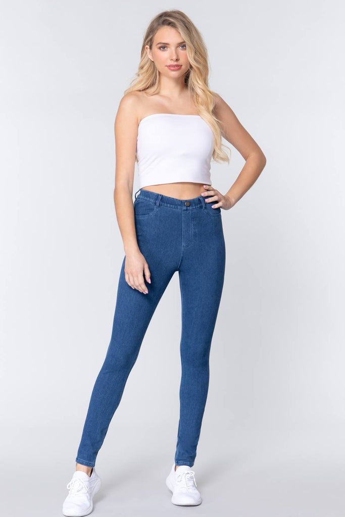 Knit Denim Jeggings - Deals Kiosk