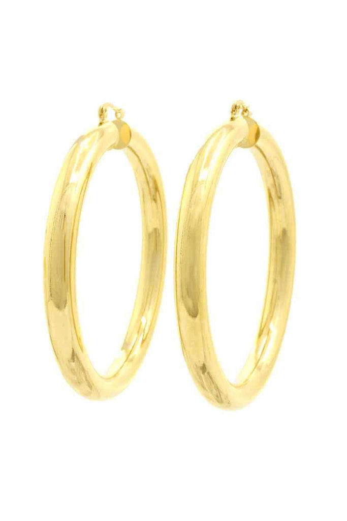 Chunky Metal Hoop Earring - Deals Kiosk