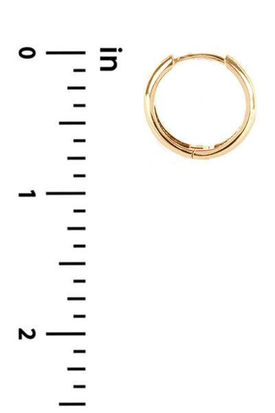 Basic Metal Huggie Earring - Deals Kiosk