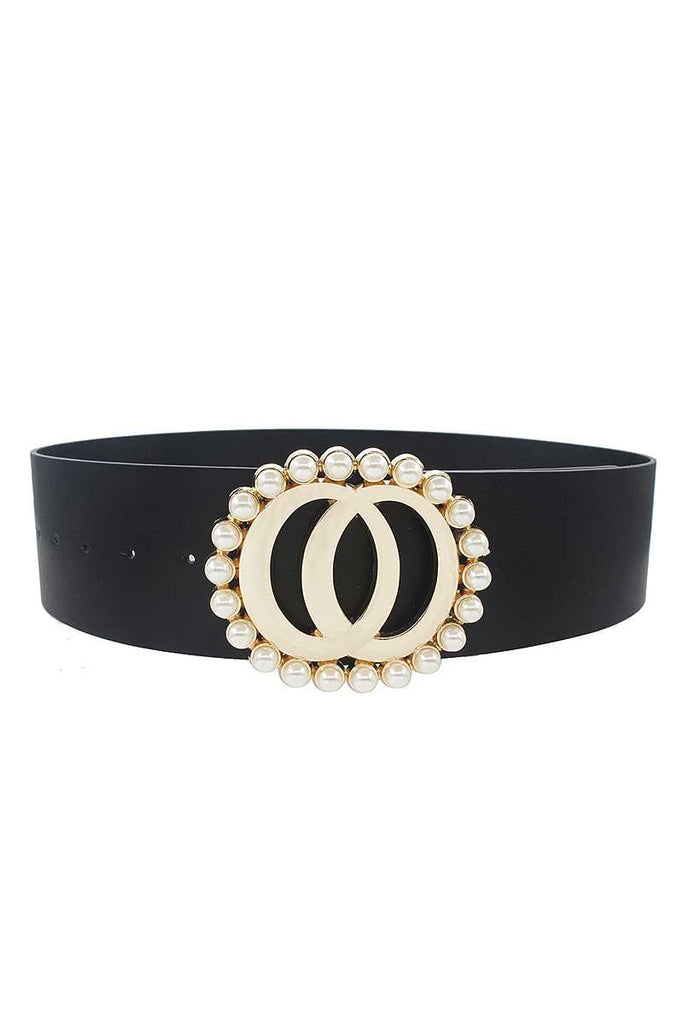 Fashion Double Joined Round Pearl Style Belt - Deals Kiosk