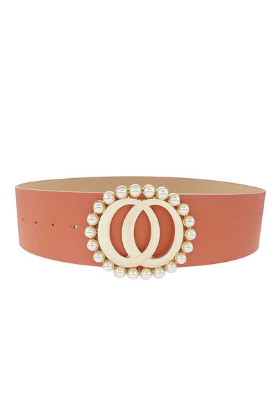 Fashion Double Joined Round Pearl Style Belt - Deals Kiosk