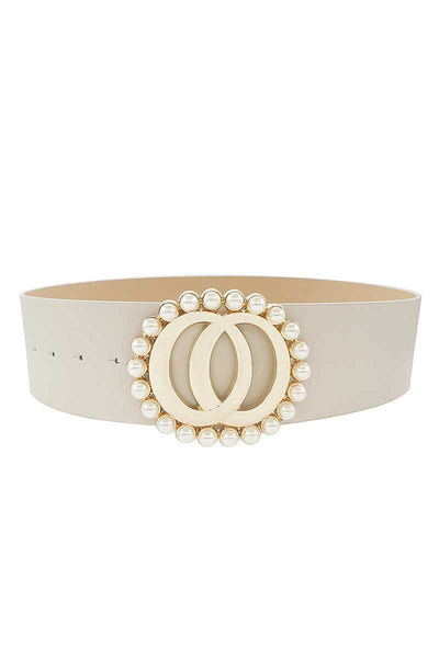 Fashion Double Joined Round Pearl Style Belt - Deals Kiosk