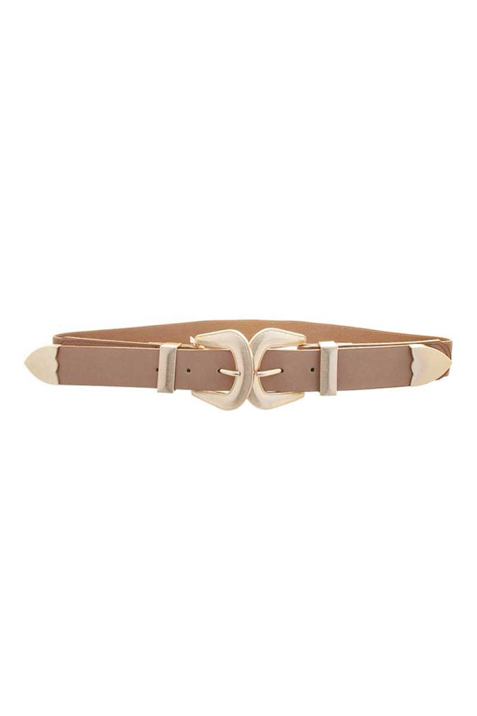 Modern Smooth Double Metal Buckle Design Belt - Deals Kiosk