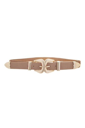 Modern Smooth Double Metal Buckle Design Belt - Deals Kiosk