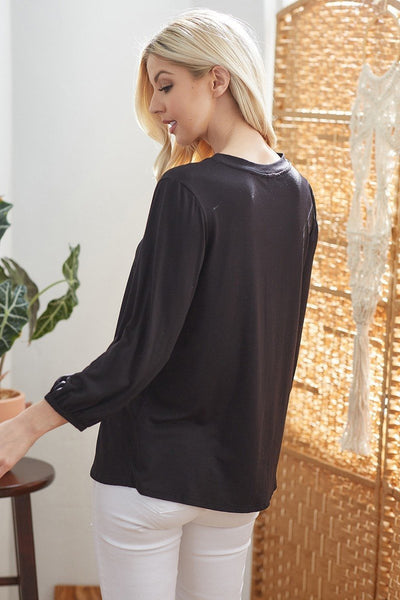 Laced See Through Longsleeve Top - Deals Kiosk