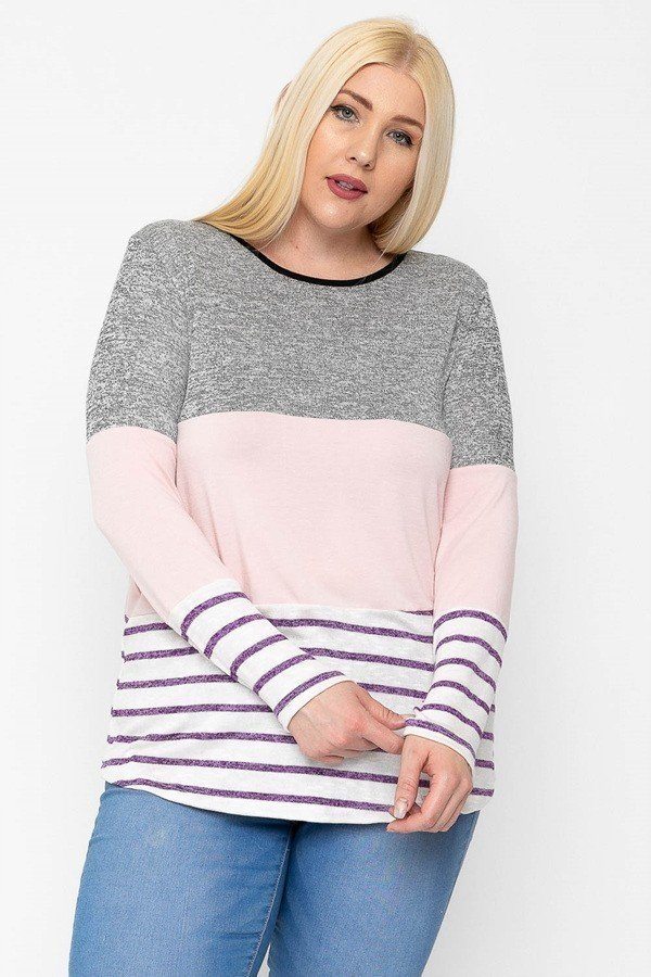 Color Block Top - Deals Kiosk