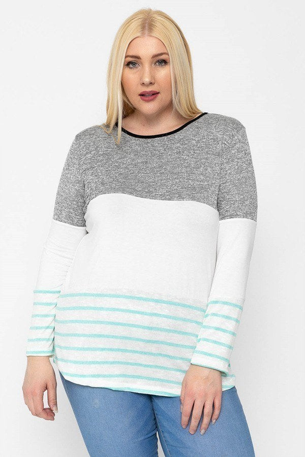 Color Block Top - Deals Kiosk