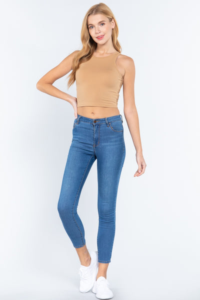 Halter Neck Crop Top - Deals Kiosk