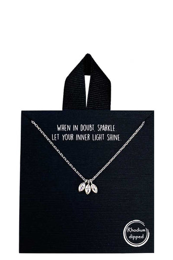 18k Gold Rhodium Dipped Dainty Necklace - Deals Kiosk