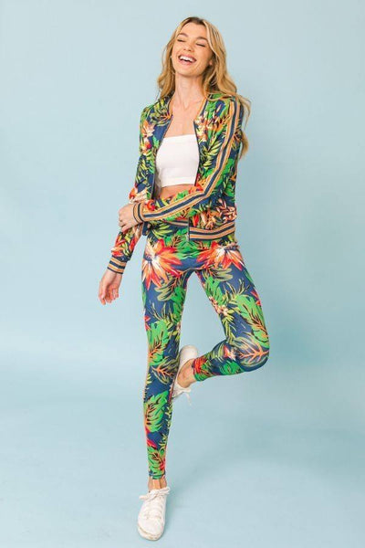 Floral Mix Print Tracksuit - Deals Kiosk