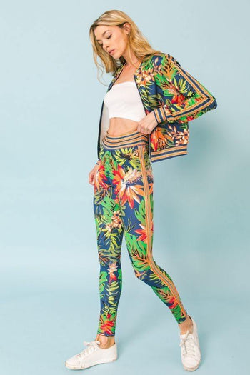Floral Mix Print Tracksuit - Deals Kiosk