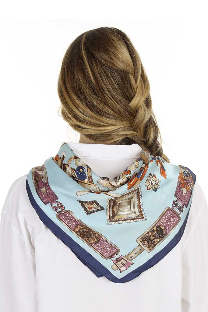 Fashion Belt Print Neck Scarf - Deals Kiosk