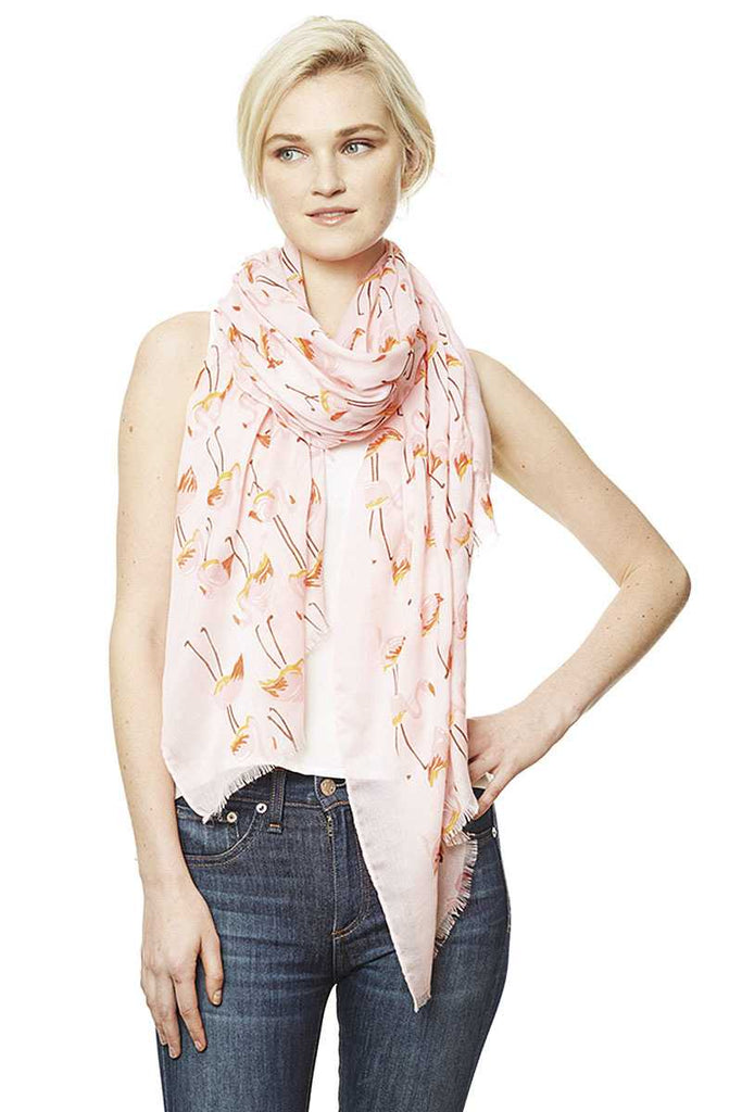 Fashion Bird Print Skinny Scarf - Deals Kiosk