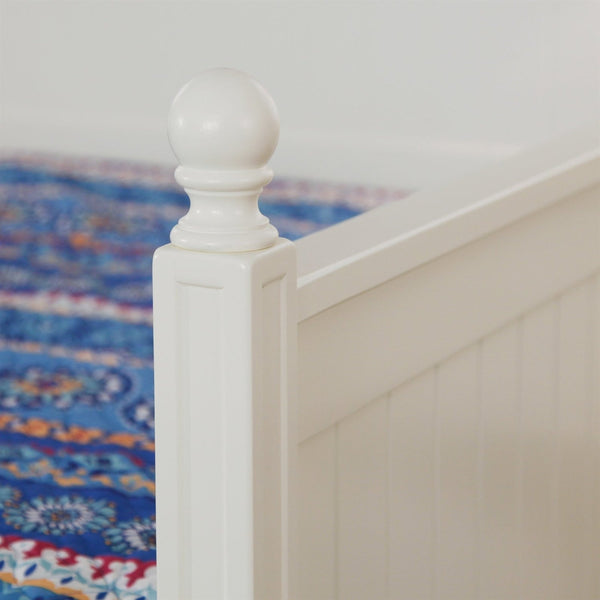 Full size White Wood Daybed with Pull Out Trundle - Deals Kiosk