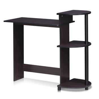 Contemporary Home Office Computer Desk in Black Finish - Deals Kiosk