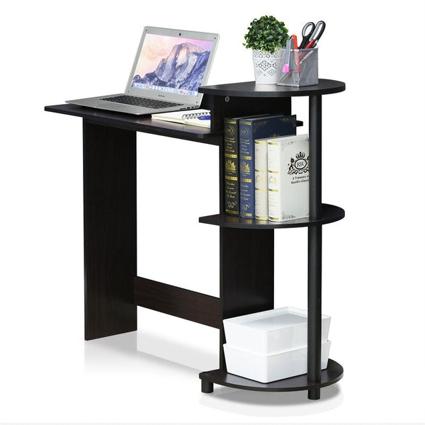 Contemporary Home Office Computer Desk in Black Finish - Deals Kiosk