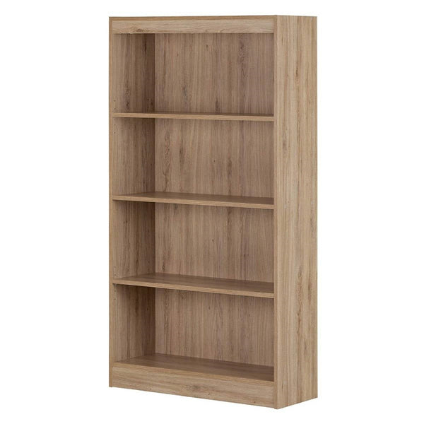 4-Shelf Bookcase in Natural Oak Finish