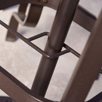 40-inch Outdoor Patio Dining Table with Glass Top and Umbrella Hole - Deals Kiosk