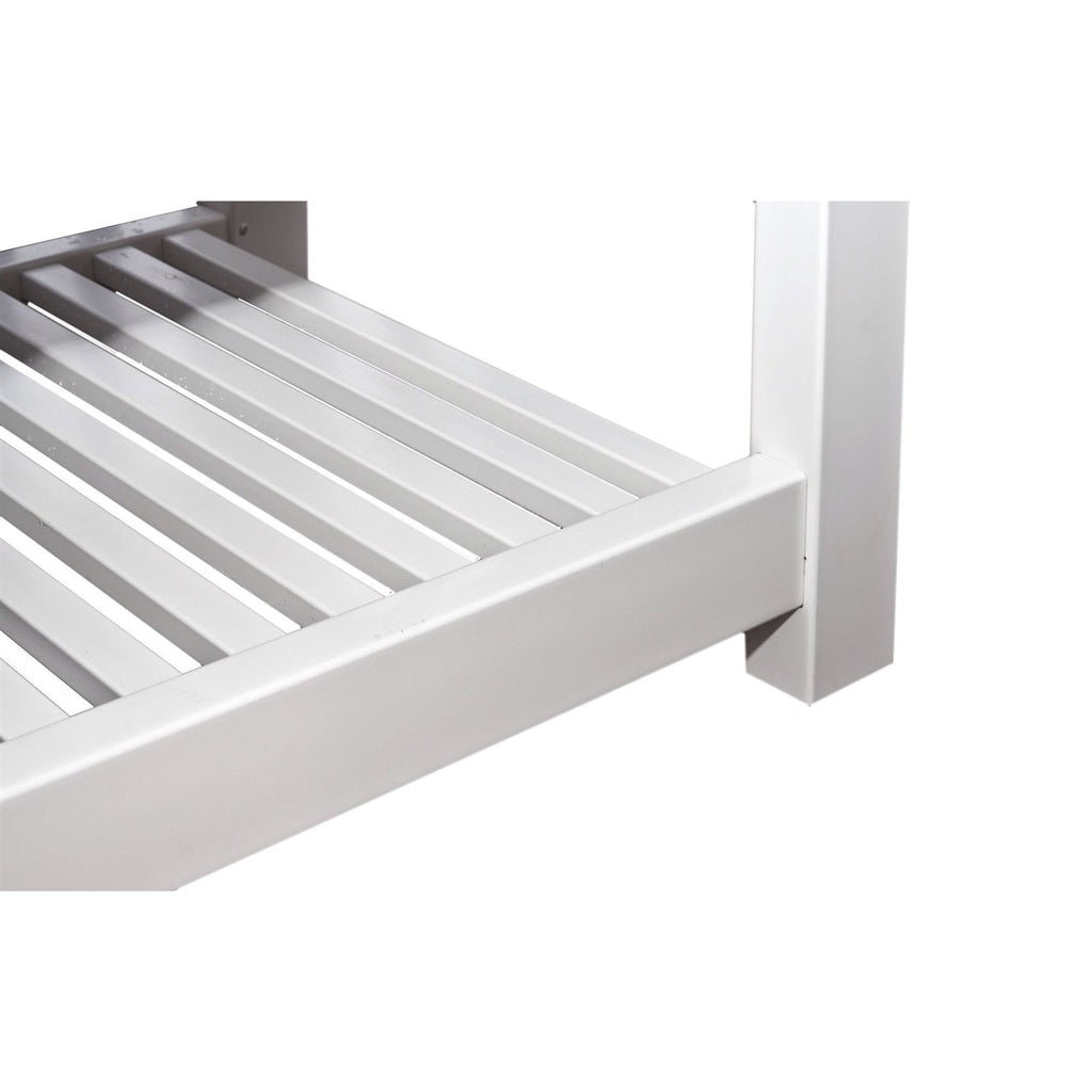 Elevated Planter Raised Grow Bed in White Vinyl - Deals Kiosk