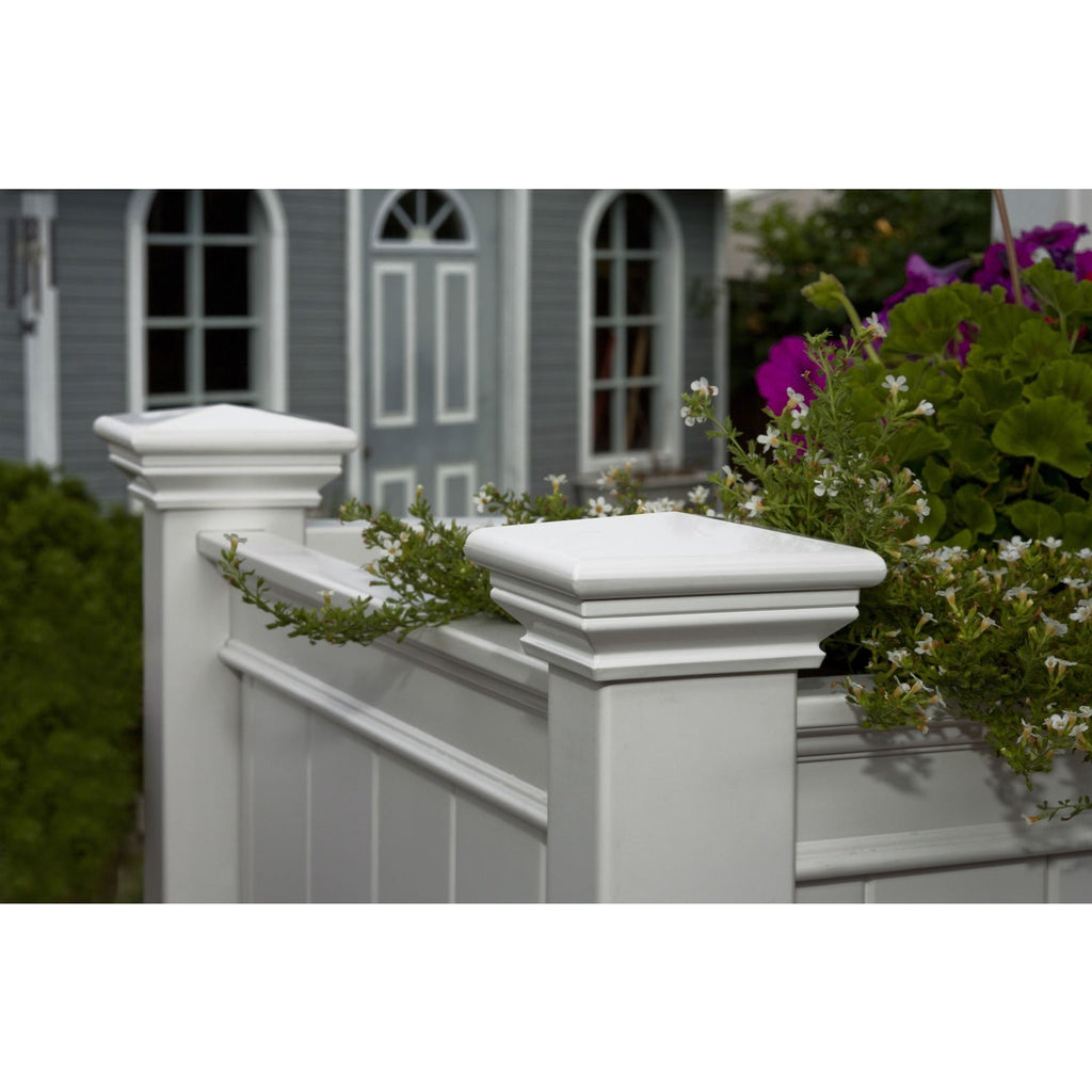 Elevated Planter Raised Grow Bed in White Vinyl - Deals Kiosk